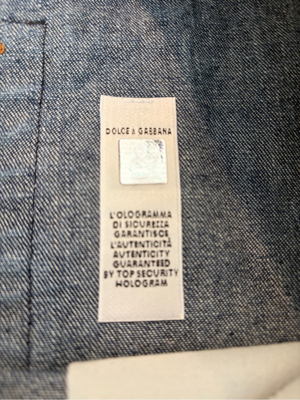 D&G Dolce & Gabbana Men’s Straight Jeans NWT Blue Denim Ittierre Italy - Picture 9 of 13